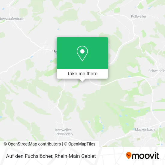 Карта Auf den Fuchslöcher