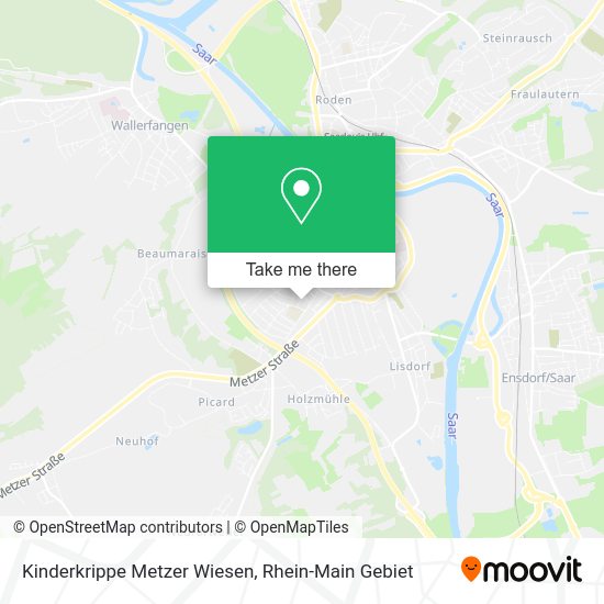 Карта Kinderkrippe Metzer Wiesen
