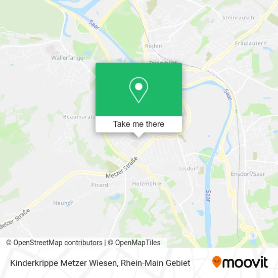 Карта Kinderkrippe Metzer Wiesen
