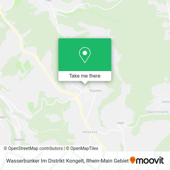 Карта Wasserbunker Im Distrikt Kongelt