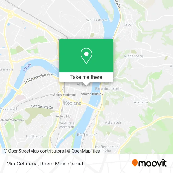 Карта Mia Gelateria