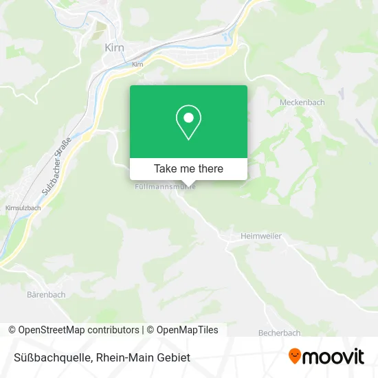 Карта Süßbachquelle