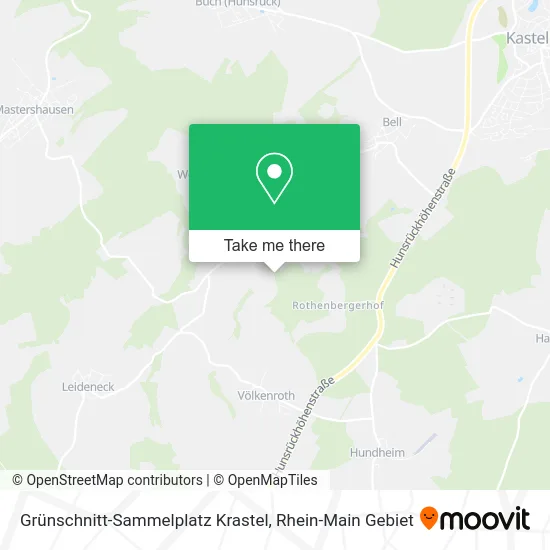 Карта Grünschnitt-Sammelplatz Krastel