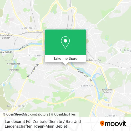 Landesamt Für Zentrale Dienste / Bau Und Liegenschaften map