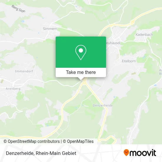 Denzerheide map