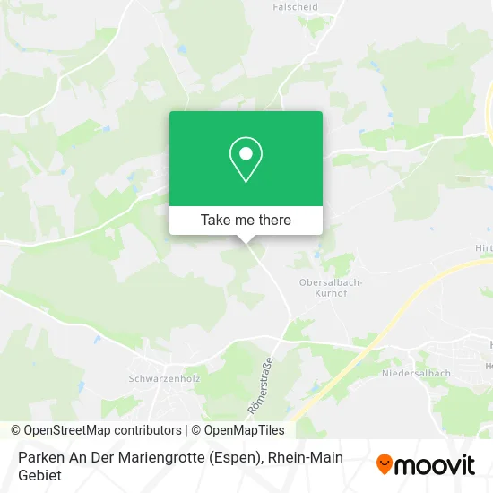 Карта Parken An Der Mariengrotte (Espen)