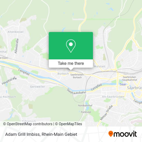 Карта Adam Grill Imbiss