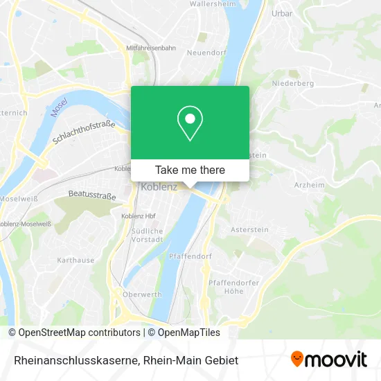 Карта Rheinanschlusskaserne