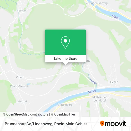 Карта Brunnenstraße/Lindenweg