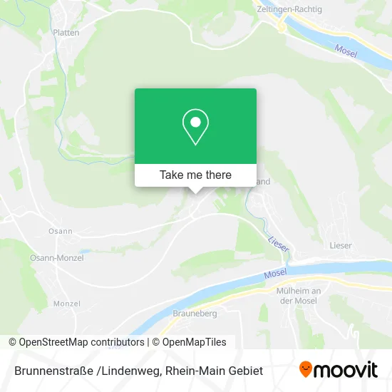 Карта Brunnenstraße /Lindenweg