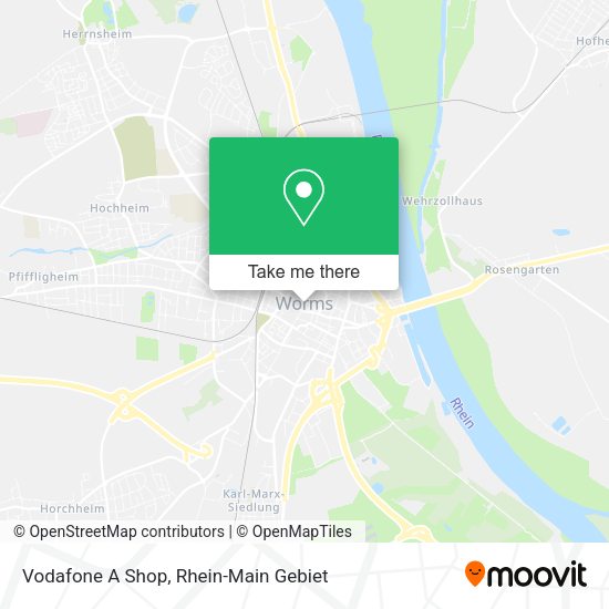 Карта Vodafone A Shop
