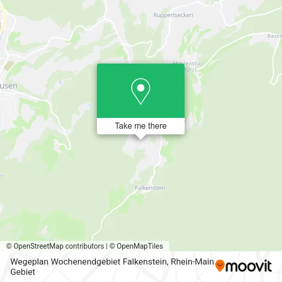 Карта Wegeplan Wochenendgebiet Falkenstein