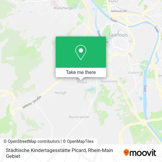 Карта Städtische Kindertagesstätte Picard