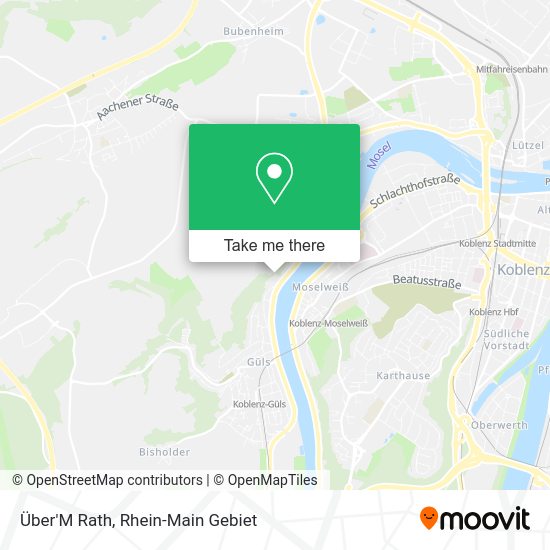 Карта Über'M Rath