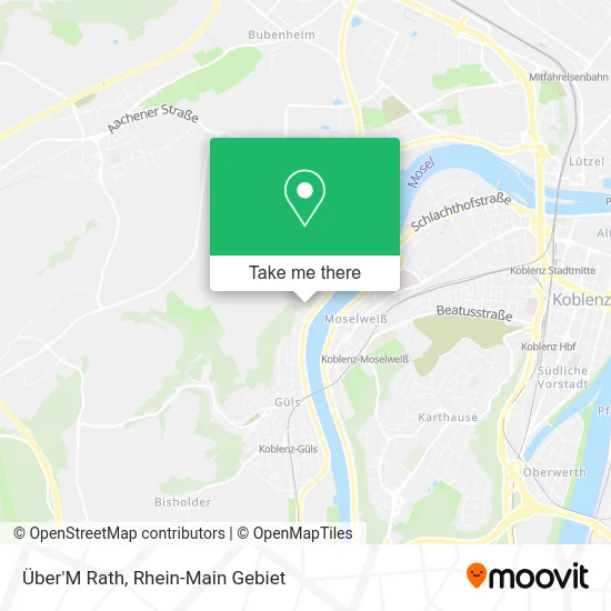 Карта Über'M Rath