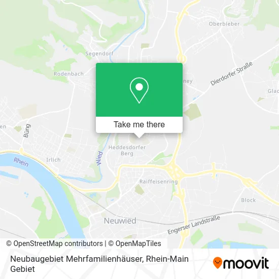 Карта Neubaugebiet Mehrfamilienhäuser