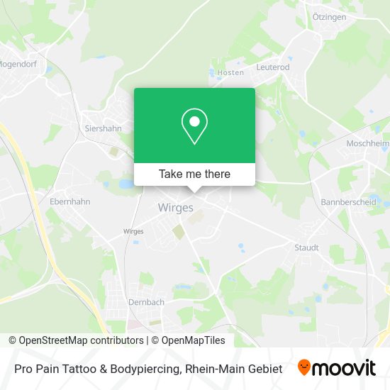 Карта Pro Pain Tattoo & Bodypiercing