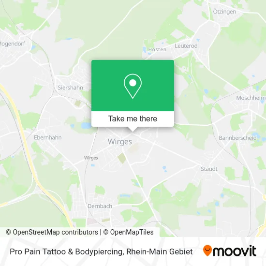 Карта Pro Pain Tattoo & Bodypiercing