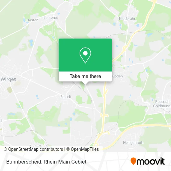 Карта Bannberscheid