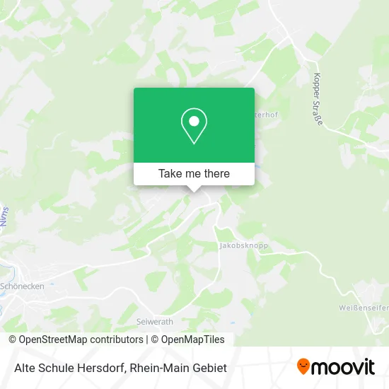 Карта Alte Schule Hersdorf