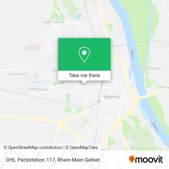 Карта DHL Packstation 117