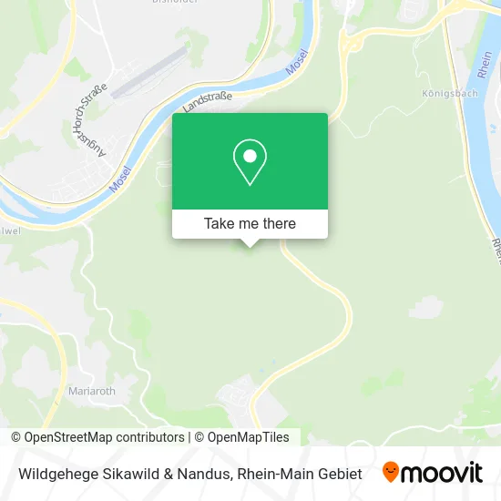Карта Wildgehege Sikawild & Nandus