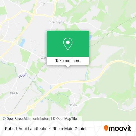 Карта Robert Aebi Landtechnik