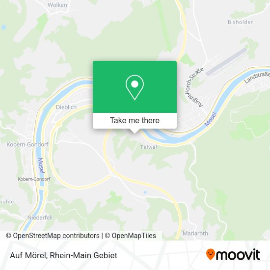 Карта Auf Mörel