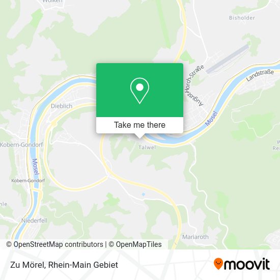 Карта Zu Mörel