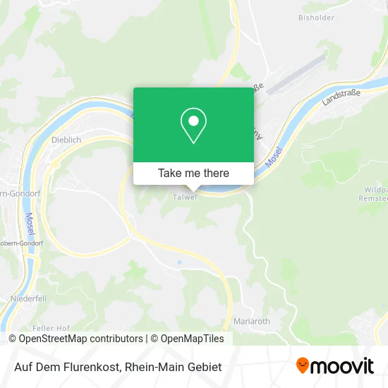 Карта Auf Dem Flurenkost