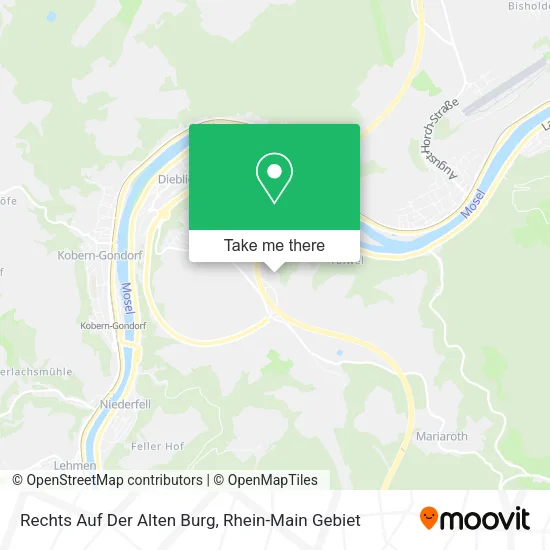 Карта Rechts Auf Der Alten Burg