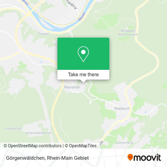 Карта Görgenwäldchen