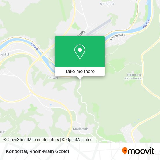 Карта Kondertal