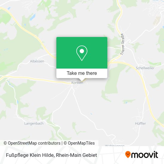 Карта Fußpflege Klein Hilde