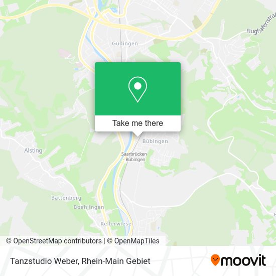 Карта Tanzstudio Weber