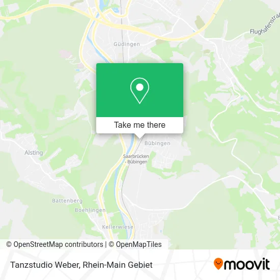 Карта Tanzstudio Weber