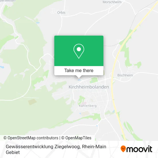 Карта Gewässerentwicklung Ziegelwoog