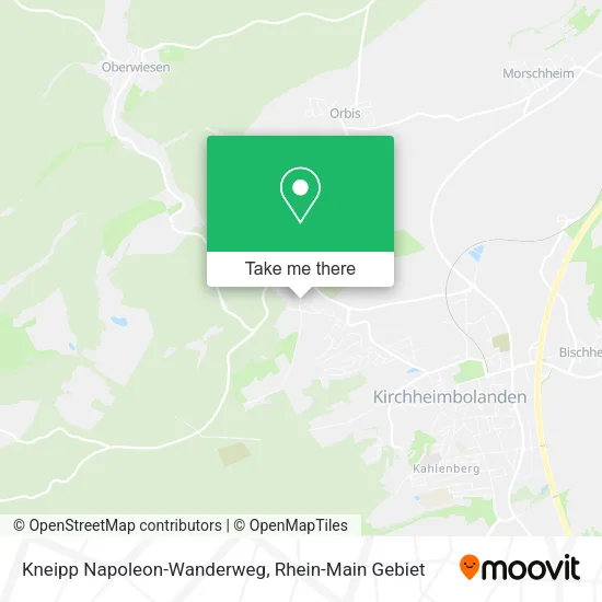 Карта Kneipp Napoleon-Wanderweg