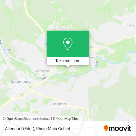 Карта Allendorf (Eder)