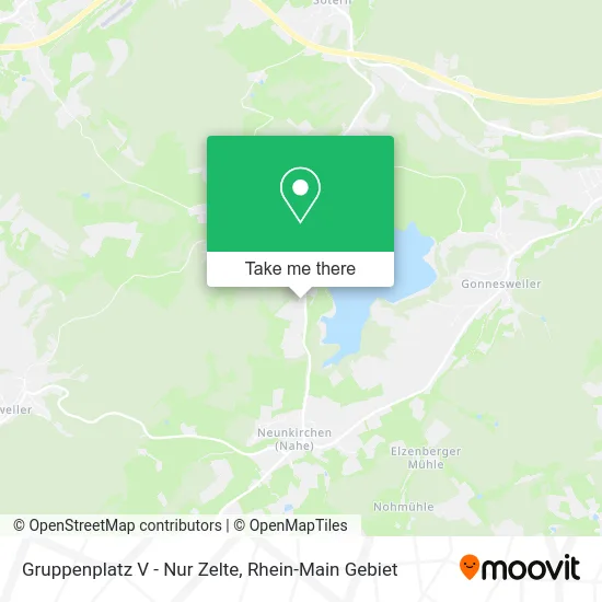Карта Gruppenplatz V - Nur Zelte