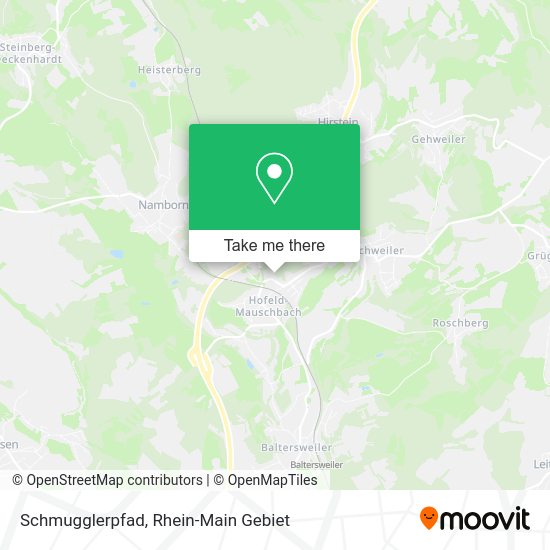 Карта Schmugglerpfad