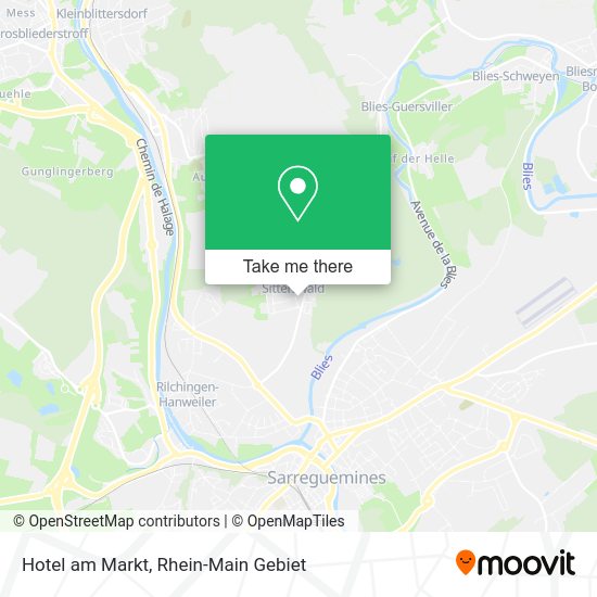 Карта Hotel am Markt