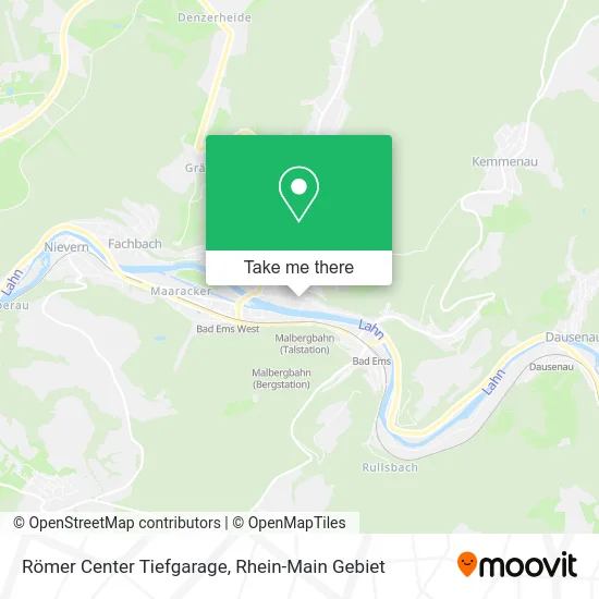 Карта Römer Center Tiefgarage