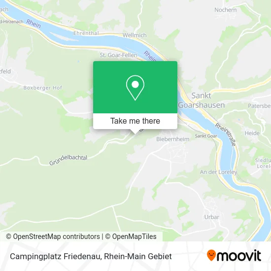 Карта Campingplatz Friedenau