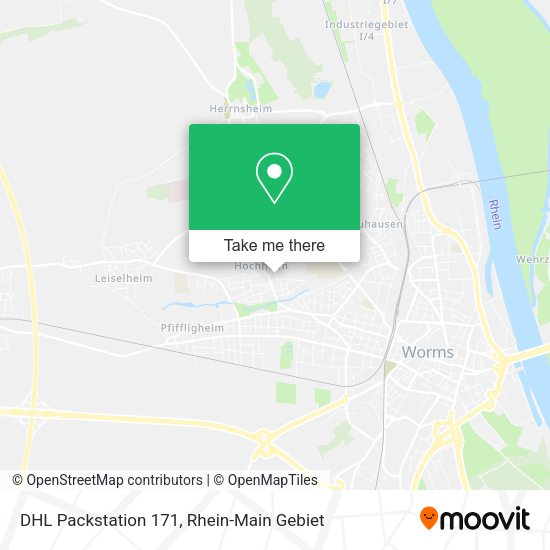 Карта DHL Packstation 171