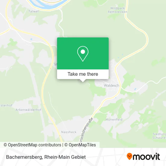 Карта Bachemersberg