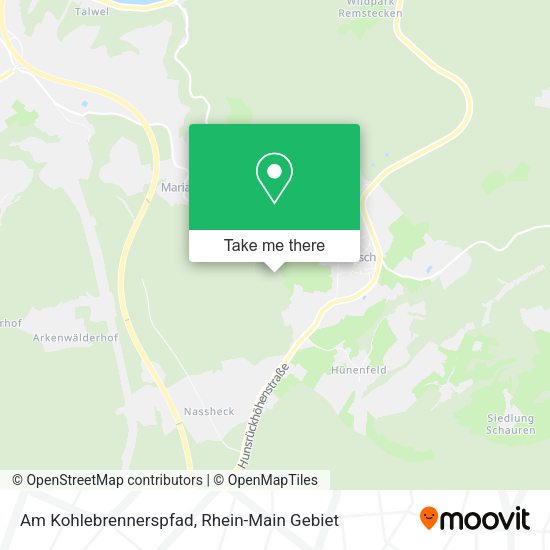 Карта Am Kohlebrennerspfad