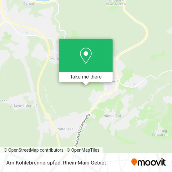 Карта Am Kohlebrennerspfad