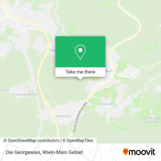 Карта Die Georgewies