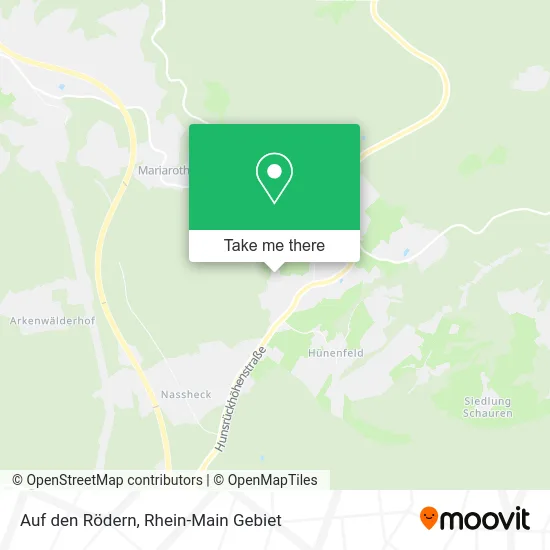 Карта Auf den Rödern